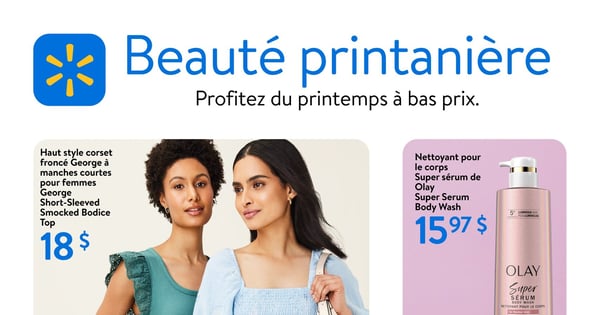 Circulaire Walmart - Beauté Printanière