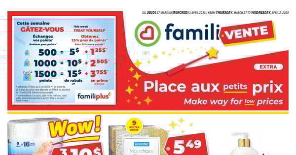 Circulaire Familiprix - Extra