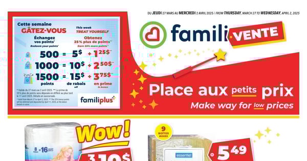 Circulaire Familiprix