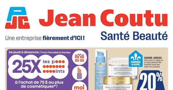 Circulaire Jean Coutu - Santé Beauté