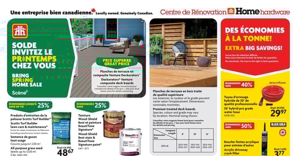 Circulaire Home Hardware - Centre de Rénovation