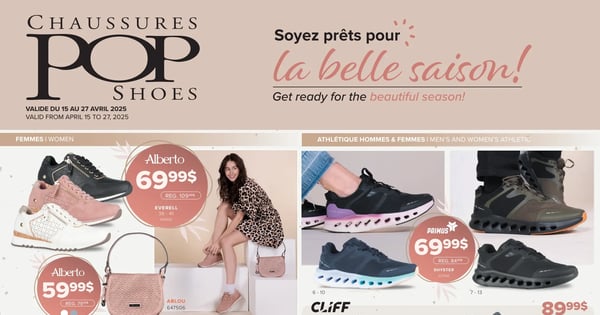 Circulaire Chaussures Pop