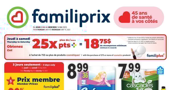 Circulaire Familiprix