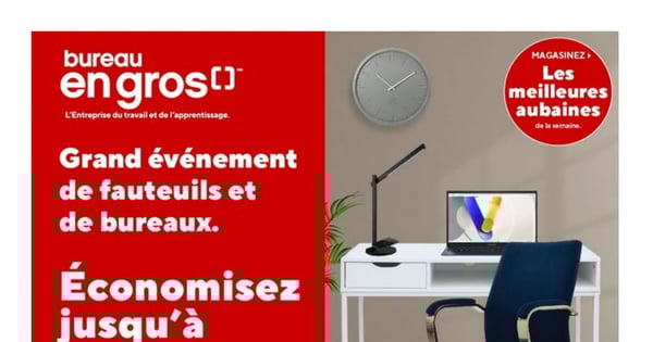 Circulaire Bureau en Gros
