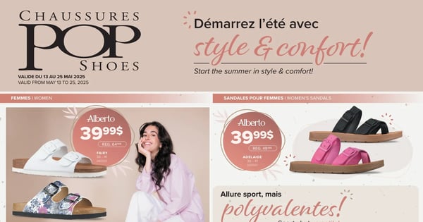 Circulaire Chaussures Pop