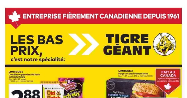 Circulaire Tigre Géant