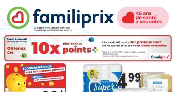 Circulaire Familiprix