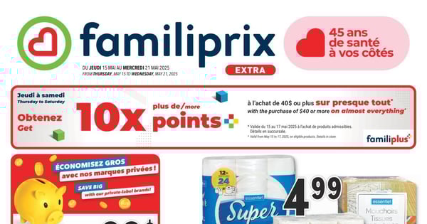 Circulaire Familiprix - Extra