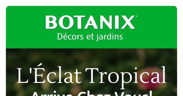Circulaire Botanix