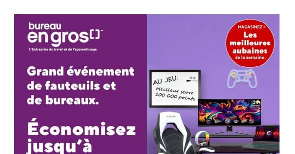 Circulaire Bureau en Gros