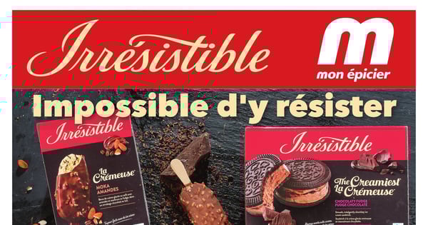 Circulaire Metro - Produits Glacés "Irresistibles"