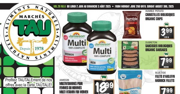 Circulaire TAU Marché d'alimentation Naturelle