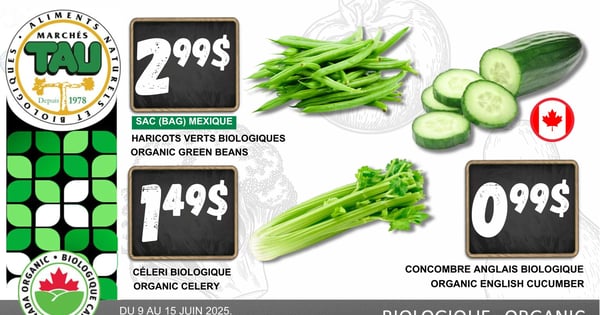 Circulaire TAU Marché d'alimentation Naturelle - Biologique