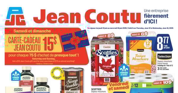 Circulaire Jean Coutu