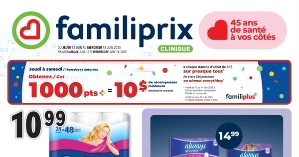 Circulaire Familiprix - Clinique