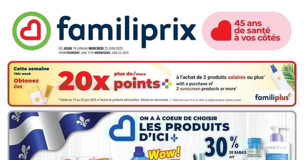 Circulaire Familiprix