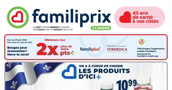 Circulaire Familiprix - Clinique