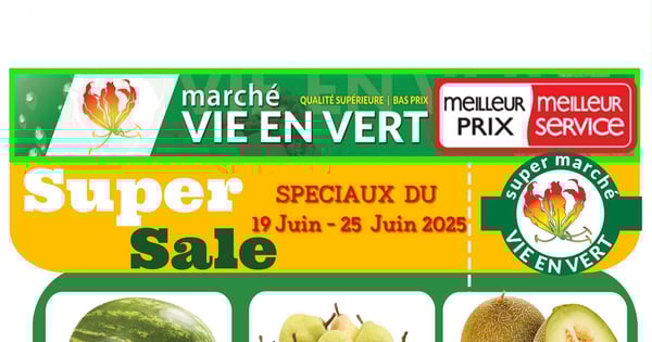 Circulaire Marché Vie en Vert