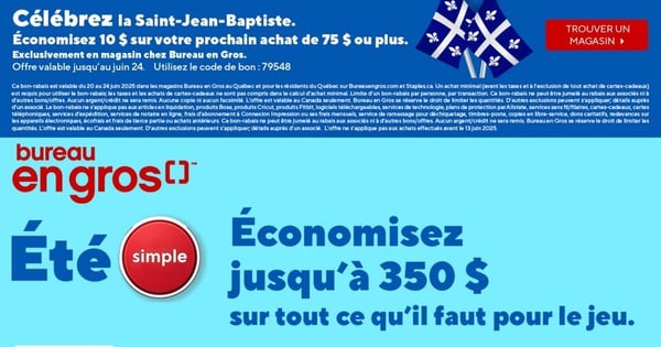 Circulaire Bureau en Gros