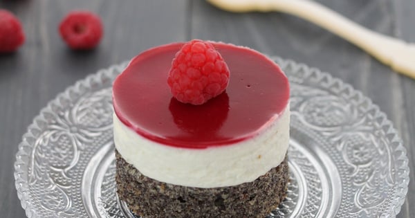 Mohn Himbeertorte