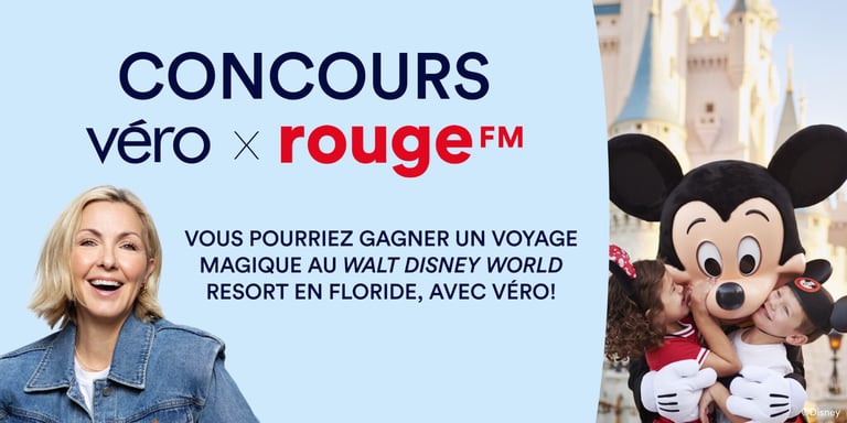 Concours Véronique Cloutier- Gagnez un voyage magique au Walt Disney World resort!