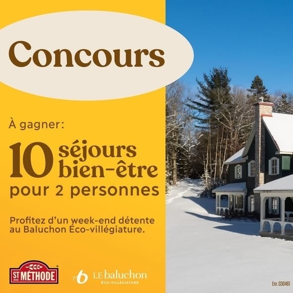 Concours Gagnez un Weekend de détente au Baluchon Éco-villégiature!