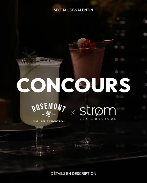 Concours Gagnez Quatre produits de la Distillerie de Montréal et 100$ au strom spa!