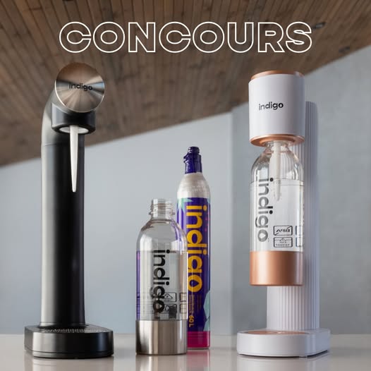 Concours Gagnez une machine à eau pétillante Indigo Soda!