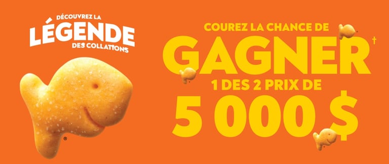 Concours Gagnez 5000$ en argent!