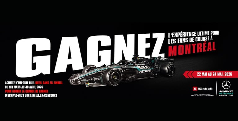 Concours Gagnez l’Expérience Ultime de Course à Montréal avec Einhell !