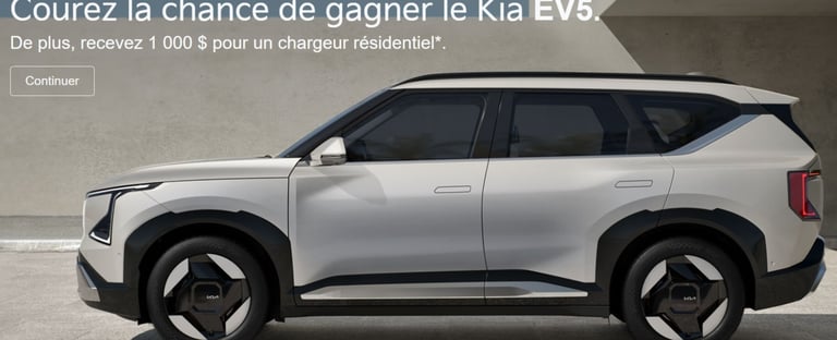 Concours Gagnez le Kia EV5