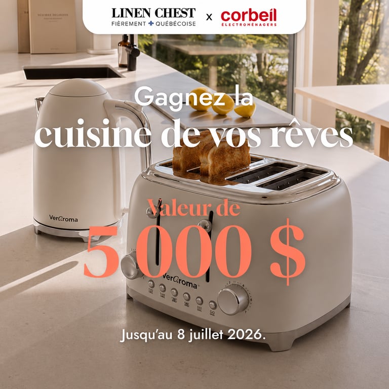 Concours Gagnez la transformation d'une cuisine de rêve d'une valeur de 5000$!