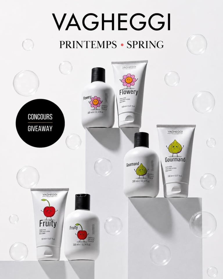 Concours Gagnez un duos corporels aux fragrances printanières!
