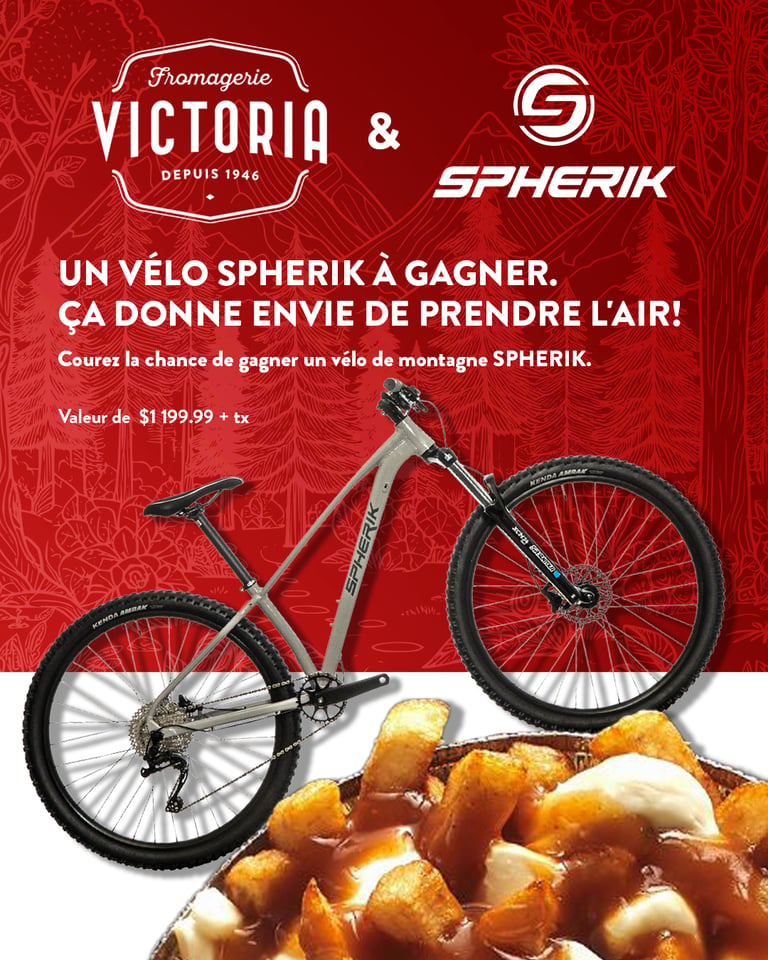 Concours Gagnez un vélo de montagne SPHERIK!
