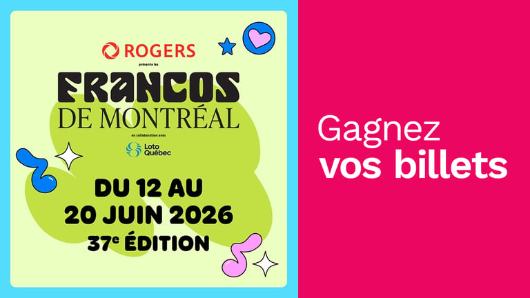 Concours Rythme 105,7 Gagnez vos billets pour les Francos de Montréal!