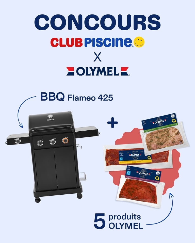 Concours Gagnez un BBQ Flameo 425 et cinq produits Olymel!