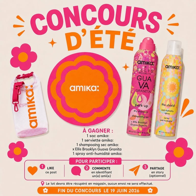 Concours Gagnez un ensemble Amika d'une valeur de 115$!