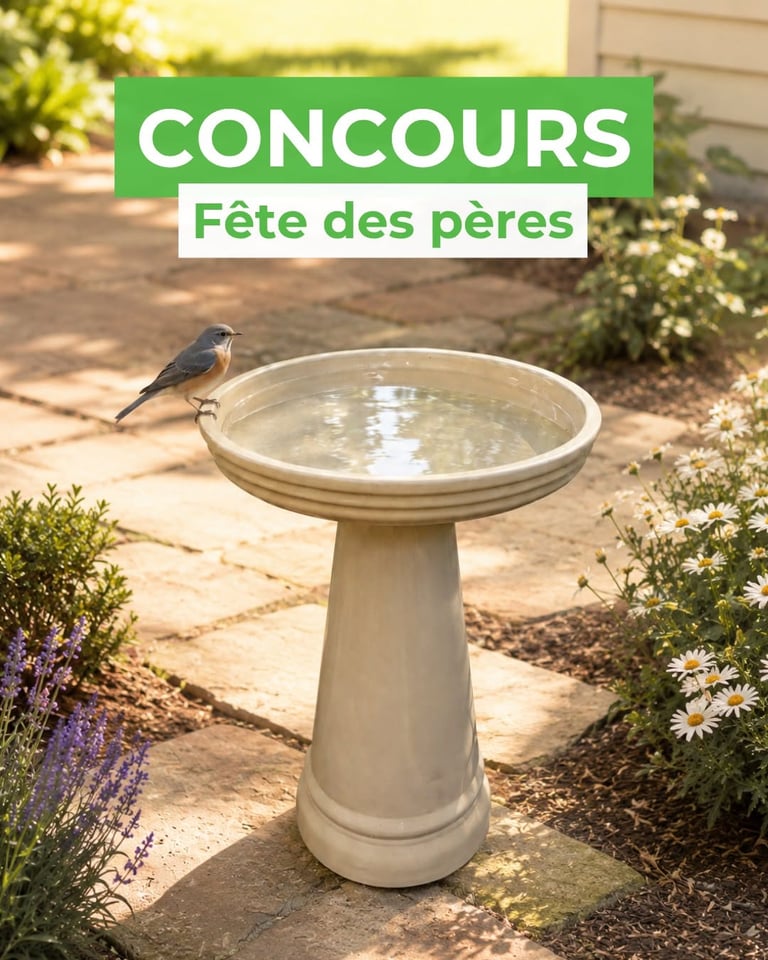 Concours Gagnez un bain d'oiseau!