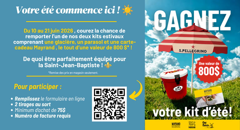 Concours Gagnez l'un des deux kits estivaux!
