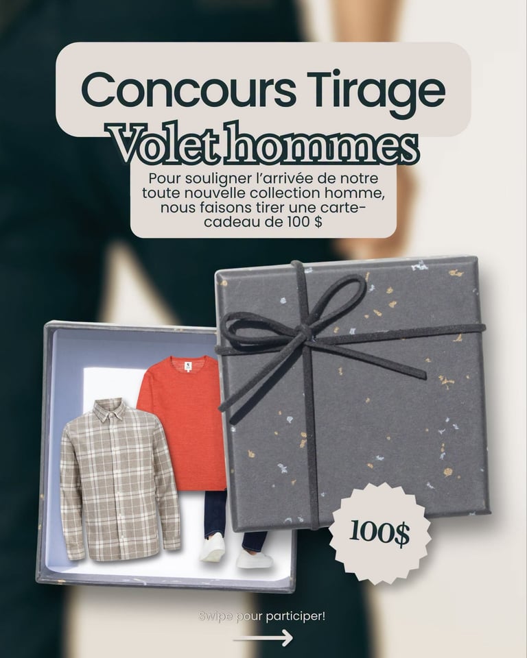 Concours Gagnez une carte-cadeau Boutique Elena de 100$!