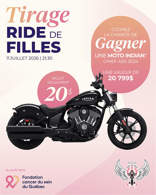 Concours Gagnez une moto Indian CHIEF ABS 2024!