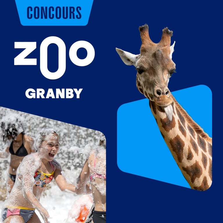 Concours Jean Coutu Gagnez quatre billets pour la saison d'été du zoo de Granby!