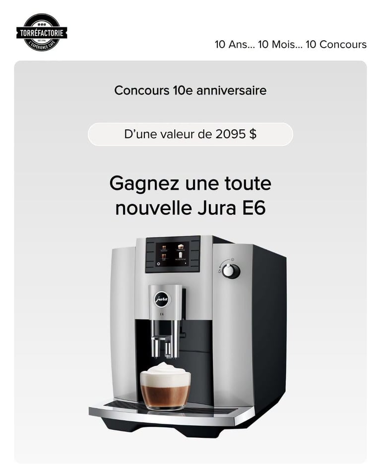 Concours Gagnez une Jura E6!