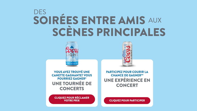 Concours Gagnez une tournée de concert!