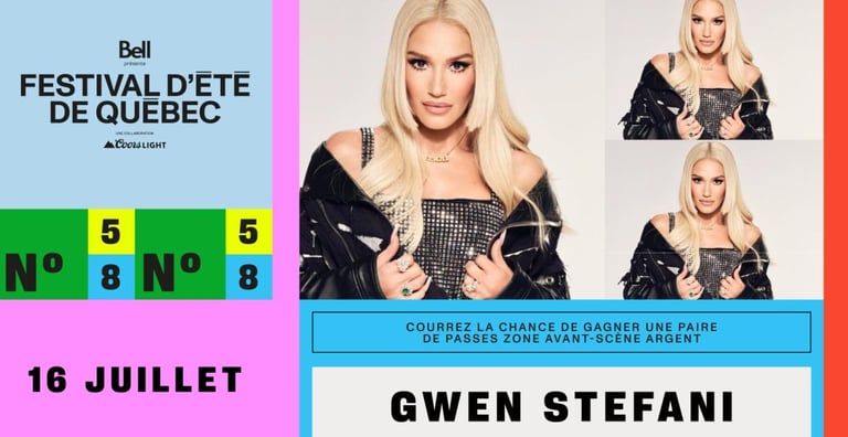 Concours WKND 91,9 Fm Gagnez une paire de billets avant-scène argent pour assister au spectacle de Gwen Stefani!