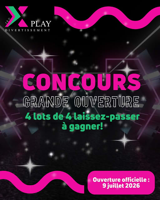 Concours Gagnez un combo trois activités pour quatre personnes XPLAY Divertissement!