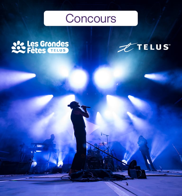 Concours Gagnez un voyage à Rimouski pour Les Grandes Fêtes TELUS 2026 pour vous et trois de vos amis!