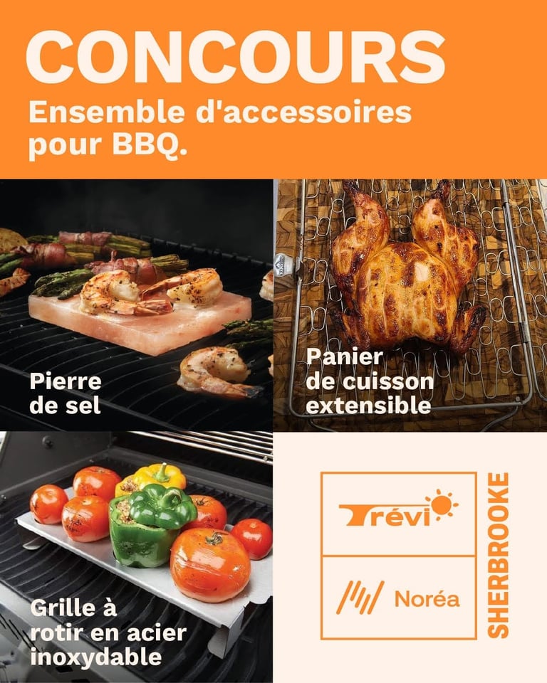 Concours Gagnez un ensemble d’accessoires pour grillades d'une valeur de 100$!
