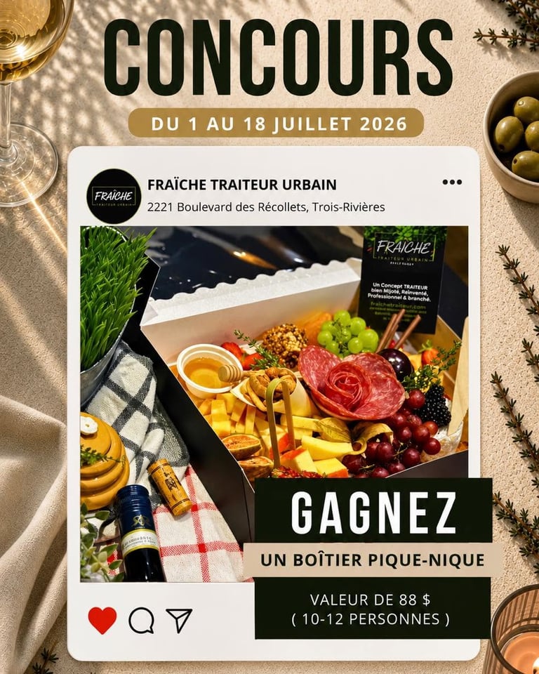 Concours Gagnez un boîtier pique-nique!