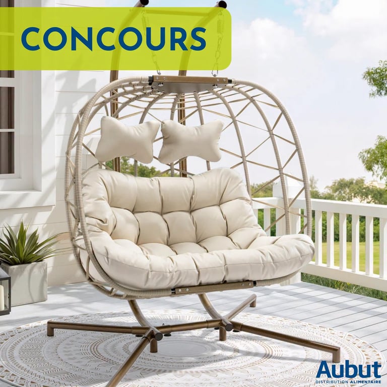 Concours Gagnez une chaise suspendue!